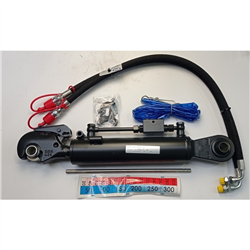 Łącznik hydrauliczny kat. 2 604-884 mm z główką widełkową (25,4mm) hakiem (25,4mm), z przewodami-347615171