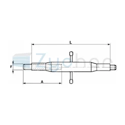 Tuleja gwintowana łącznika górnego-347616141