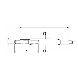 Tuleja gwintowana łącznika górnego-347616146