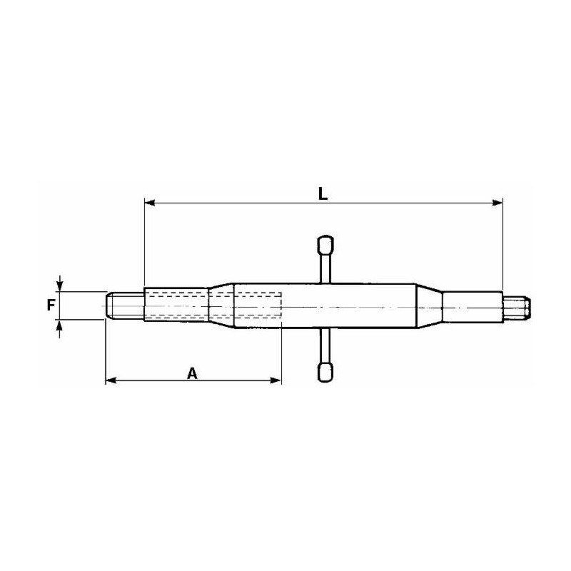 Tuleja gwintowana łącznika górnego-347616152