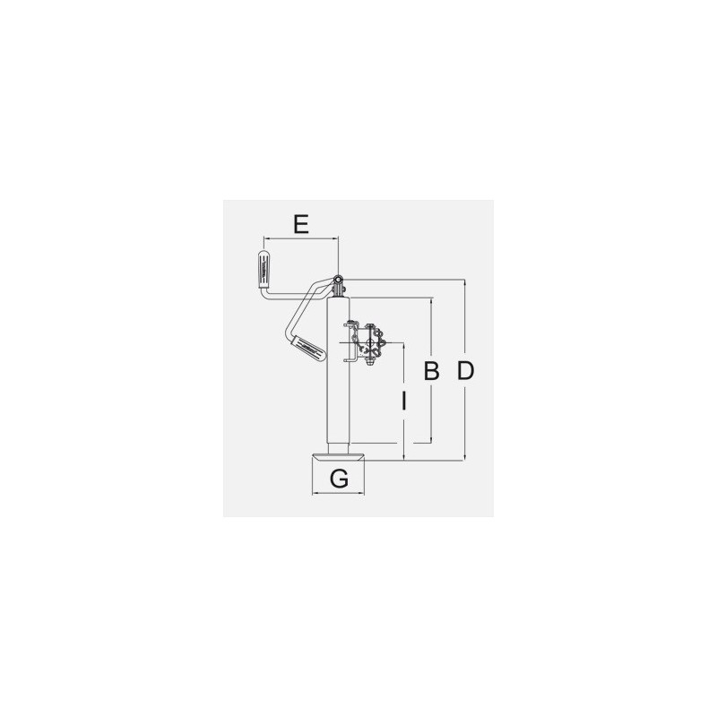 Stopa podporowa SIMOL ST3104,  1300 kg z ramieniem obrotowym-347612606