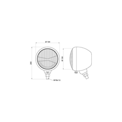 Przednie światło 150 mm-347607339