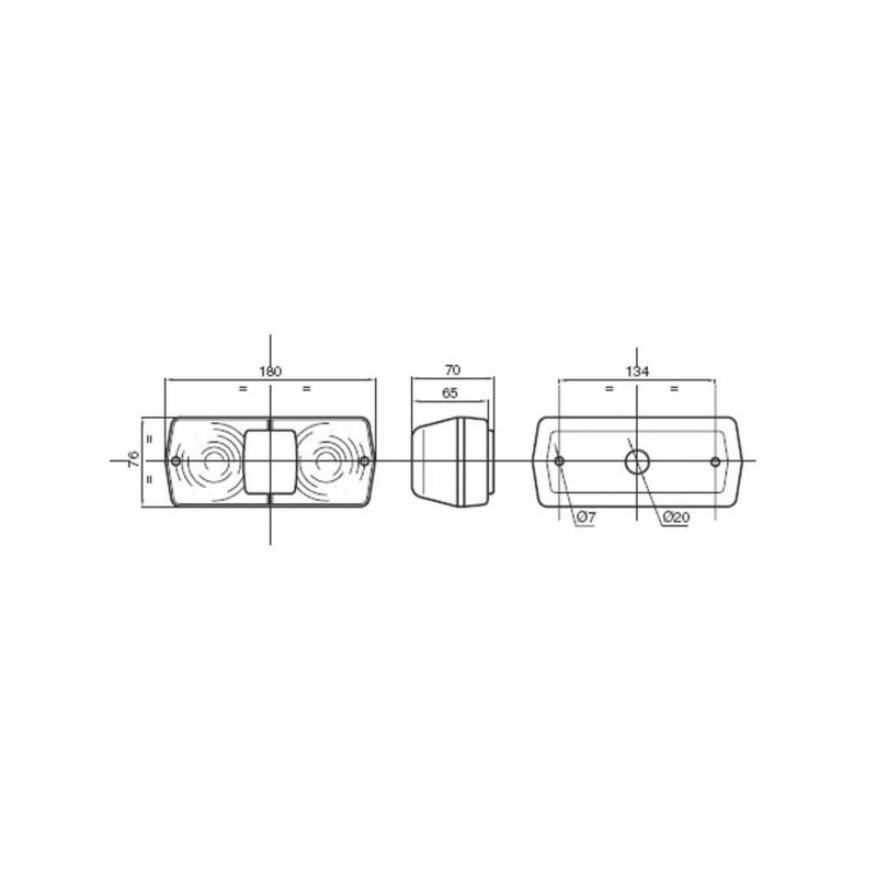 Lampa tylna prawa Massey Ferguson,Landini, 1678869M91-347607852
