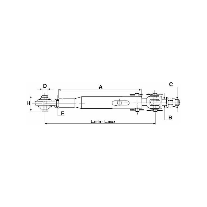 Stabilizator 440-600 mm-347607864