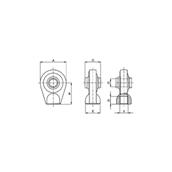 Końcówka siłownika 30 mm-347607942
