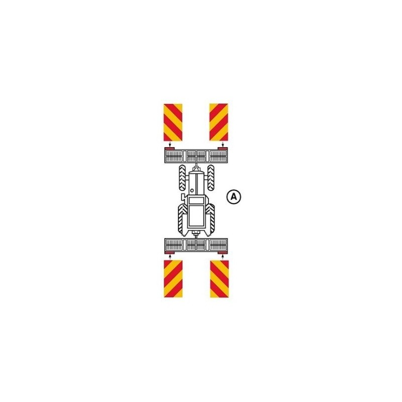 Tablica odblaskowa do maszyn rolniczych-347608003