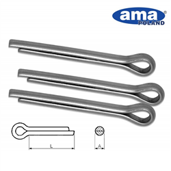 Zawleczka prosta DIN94 5x40mm 150szt-347608027