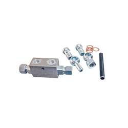 Kompletny zawór podwójny do hydraulicznych łączników centralnych, 270mm-347613213