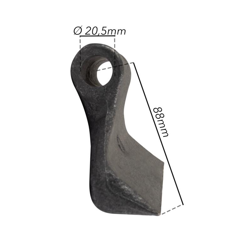Bijak młotkowy M42 150x60x20,5 R88, RM0D1 RM-1-20-347621505