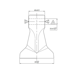 Bijak młotkowy RM33, 85x40x14,5, R95-347606540