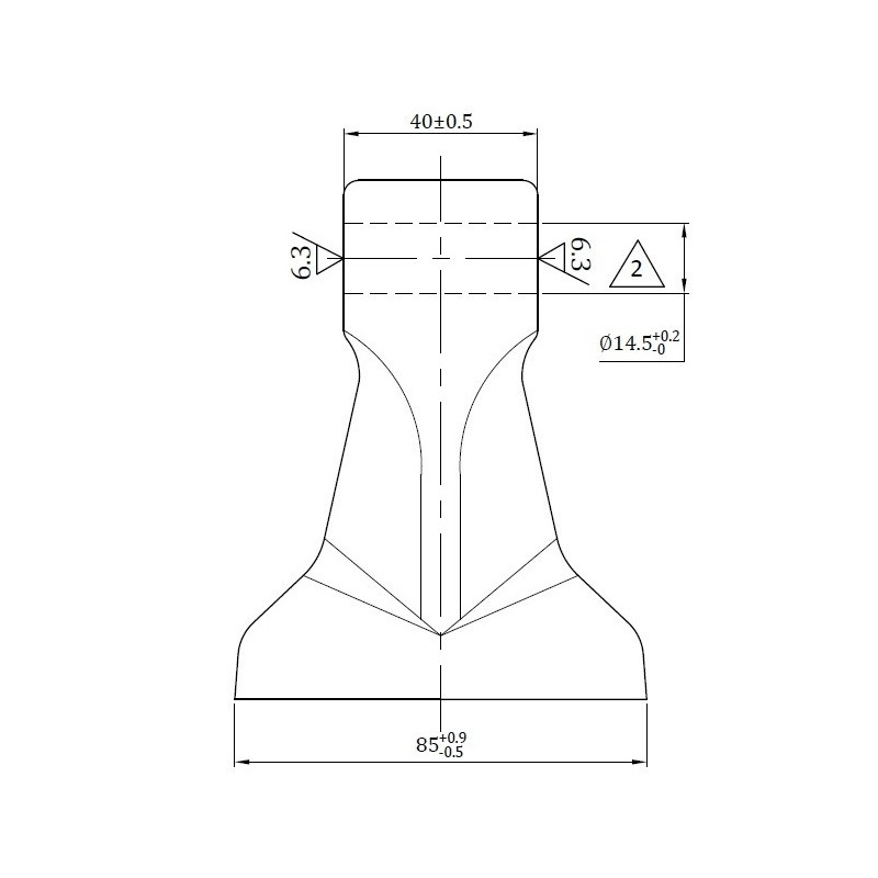 Bijak młotkowy RM33, 85x40x14,5, R95-347606540