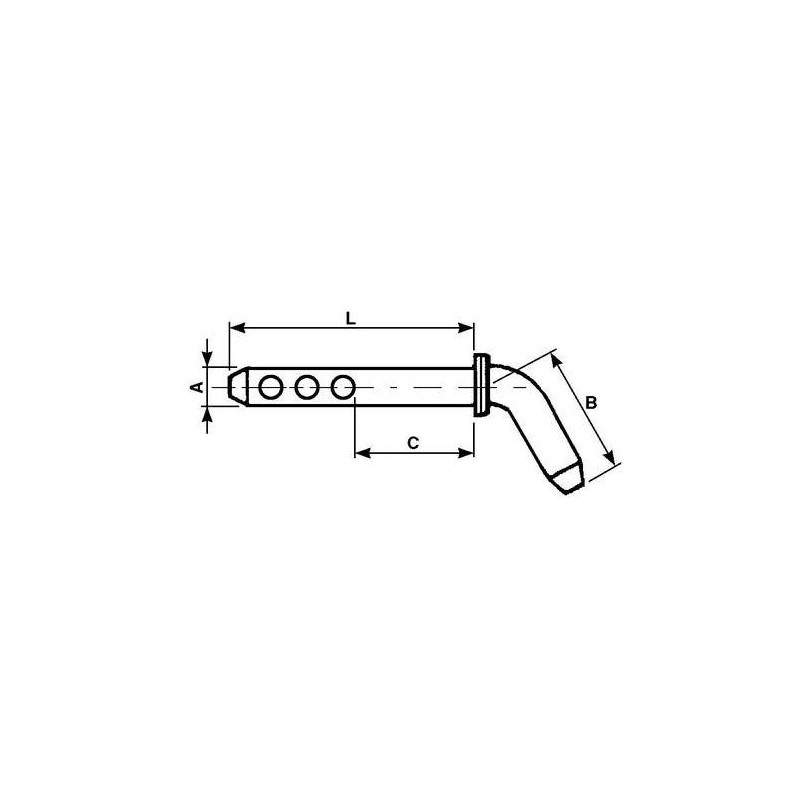 Sworzeń zaczepu 19 x 160mm-347608716