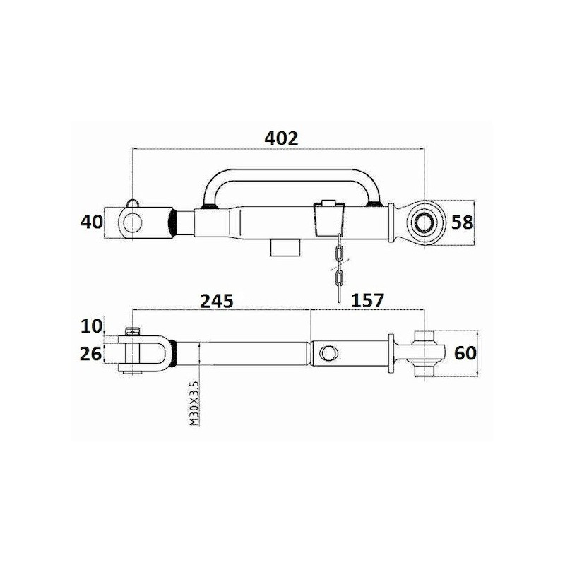 Stabilizator John Deere seria 6000-347608831