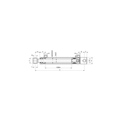 Standardowy siłownik dwustronnego działania 50x30x400mm-347612364