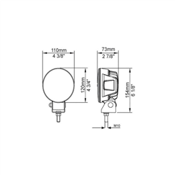 Światło robocze LED 9-30V 14W 900lm IP67-347608853