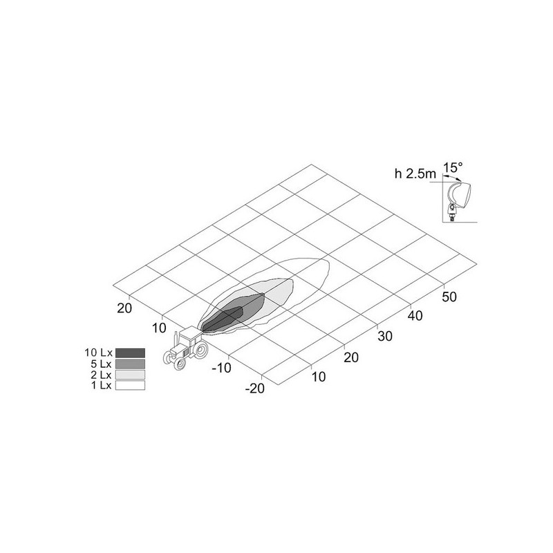 Światło robocze LED 12-24V, 12W, 720lm, IP67-347608875