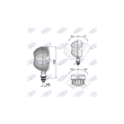 Światło robocze LED 12-24V, 18w, 1500lm, IP68-347618553