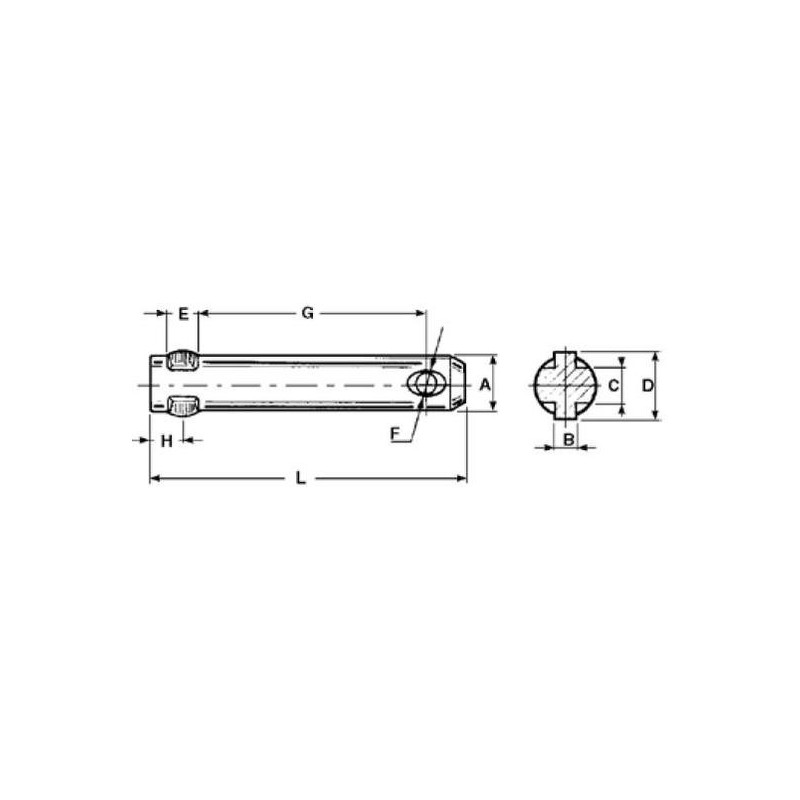 Sworzeń 28 x 143mm-347612917