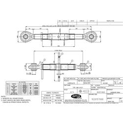 Łącznik centralny kat. 2 30x3 390-530 mm  z główką kulową dwustronnie BASIC-347619871