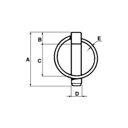 Zawleczka zatrzaskowa 6 mm DIN11023-347777886