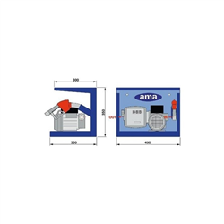 Zestaw do przepompowywania paliwa 220V/56L/min.-347606707
