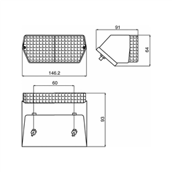 Lampa tylna prawa FIAT, 4247208-347608994