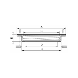 Pierścień gwintowany pokrywy 350 mm-347608998