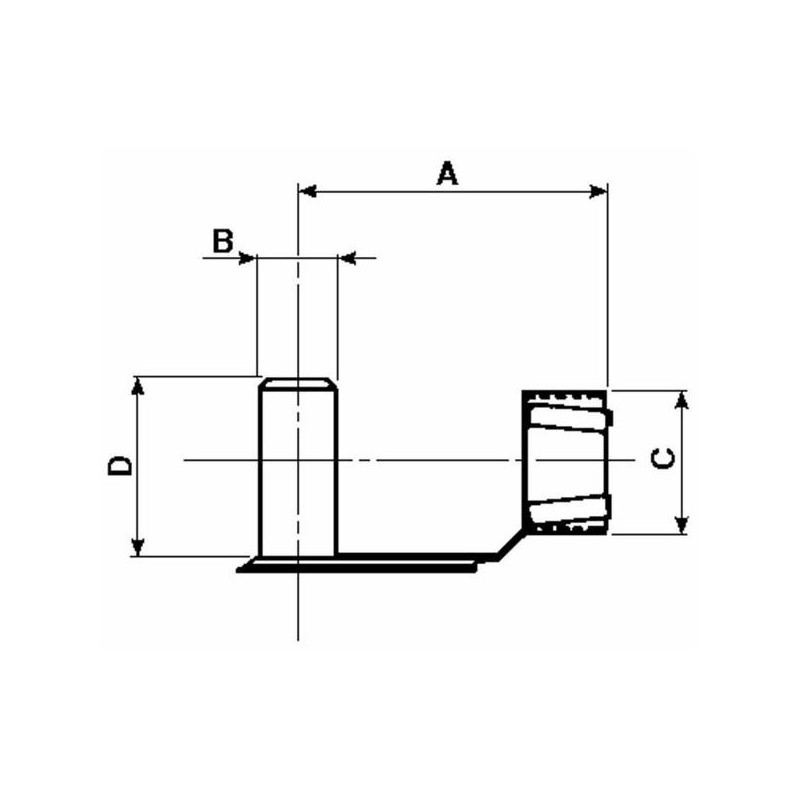 Zatrzask do wieszaka M16-347609040