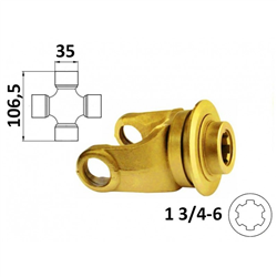Widłak ciągnikowy 1 3/4-6, na krzyżak 35x106,5 mm-347611010