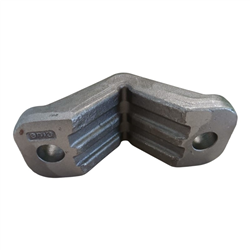 Uchwyt odkuwany mocowania grządzieli 100x100 mm-347620853