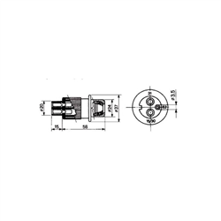 Wtyczka 3-pinowa 12/24V 2x25A+1x5A-347609159