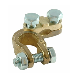Klema mosiężna akumulatora plusowa - typ ciężki 50-70-90 mm2-347606770
