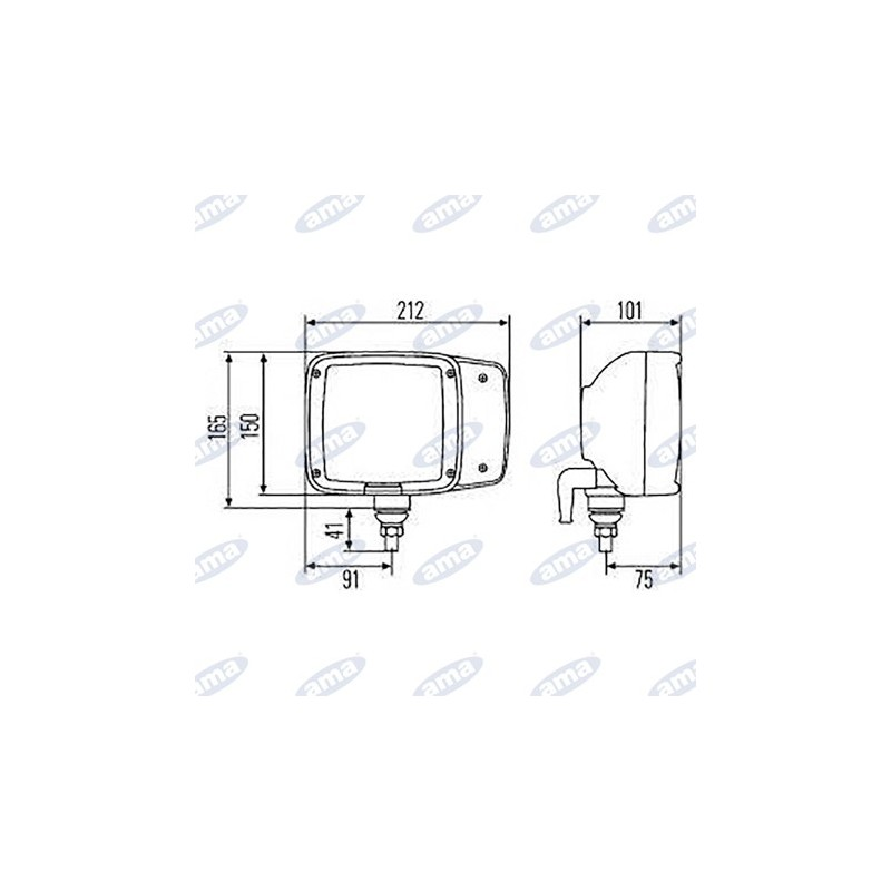Reflektor zamiennik moduł 120 Hella 1EA993975011 PRAWA-347617027