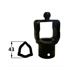 Widłak profilowy na rurę 43,5x3,4 23,8x91/27x74,6-347620410