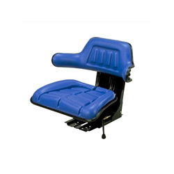 Fotel z amortyzacją mechaniczną AMA SEAT niebieski traktor 80HP-347612945