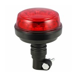 Lampa ostrzegawcza LED 12-24V z elastycznym uchwytem CZERWONA-347619360