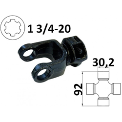 Widłak ciągnikowy 1 3/4-20, na krzyżak 30,2x92mm-347611028