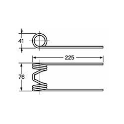 Palce podbieracza JOHN DEERE, C11427CX-347609897