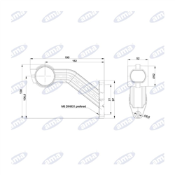 Lampa prawa obrysowa biało-pomaraczowo-czerwona LED 12-36V-347618643