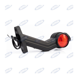 Lampa lewa obrysowa biało-pomaraczowo-czerwona LED 12-36V-347618644