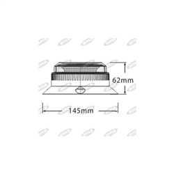 Lampa ostrzegawcza LED 12-24V montowana na trzy śruby-347617643