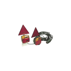 Zestaw tylnego oświetlenia 7,5m/2,5m, mocowane na magnez-347612186