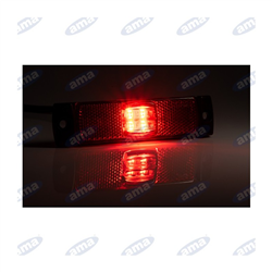 Lampa obrysowa czerwona 12-36V-347618406