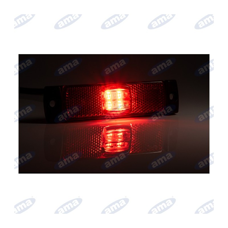 Lampa obrysowa czerwona 12-36V-347618406