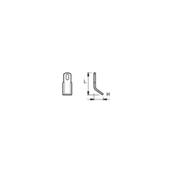 Nóż Y 42x150mm kosiarki bijakowej Bruni-347607130