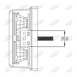 Uniwersalna prawa tylna lampa led 12-24v z dodatkowym oświtleniem tablicy rejestracyjnej-347618414
