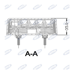 Lampa led tylna prawa 12-24v z dodatkowym oświtleniem tablicy rejestracyjnej-347618428