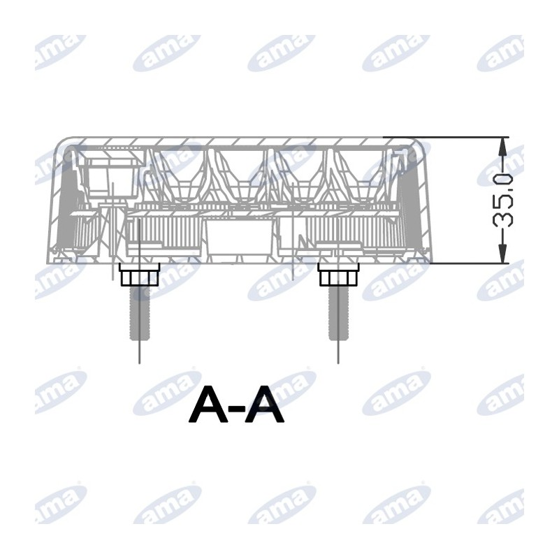 Lampa led tylna prawa 12-24v z dodatkowym oświtleniem tablicy rejestracyjnej-347618428