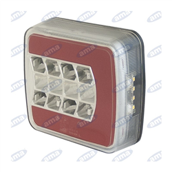 Lampa led tylna lewa 12-24v z dodatkowym oświtleniem tablicy rejestracyjnej-347618429