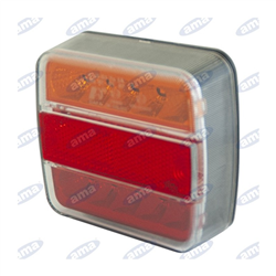 Uniwersalna lampa  12-24v z dodatkowym oświtleniem tablicy rejestracyjnej-347618432